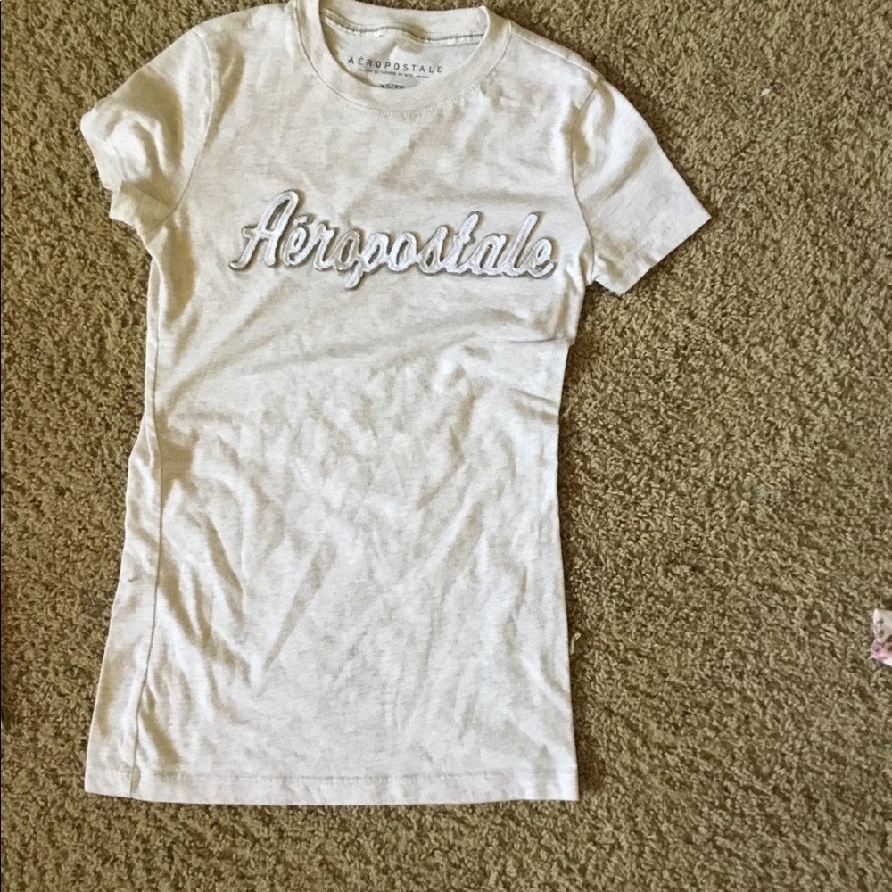 Cream colored Aeropostale T-shirt